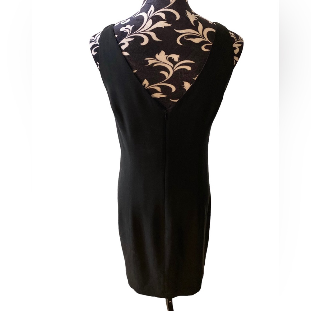 Tommy Bahama Silk Sheath Dress Sleeveless Tank women's size 8 black - Picture 4 of 10